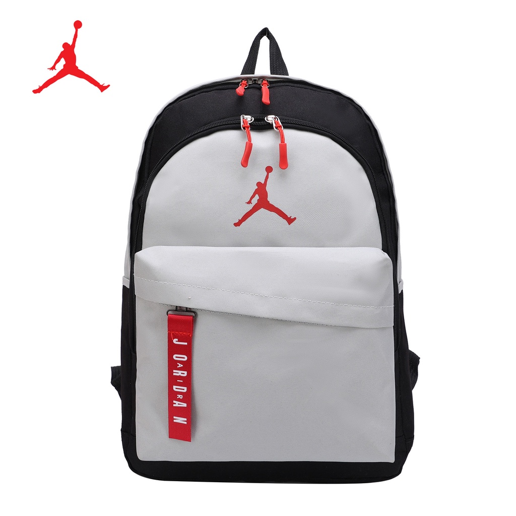 Nike100 Original Jordan Spring Nueva Mochila De Moda Con Cremallera Para Hombre Y Mujer Para Estudiantes Bolsa Escolar C moda