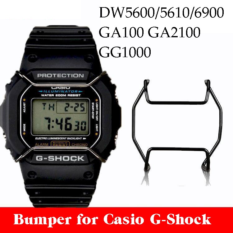 Parachoques de reloj para Casio DW5600 DW5610, GW-B5600