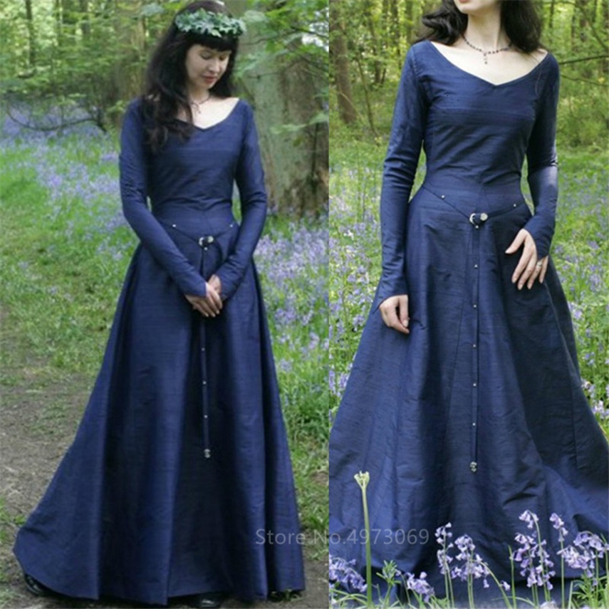 Disfraz Medieval renacentista Vintage Palace Victoria para mujer, disfraz  de Halloween, manga completa, vendaje de cintura