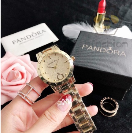 Pandora Reloj De Lujo De Acero Inoxidable casual Para Mujer