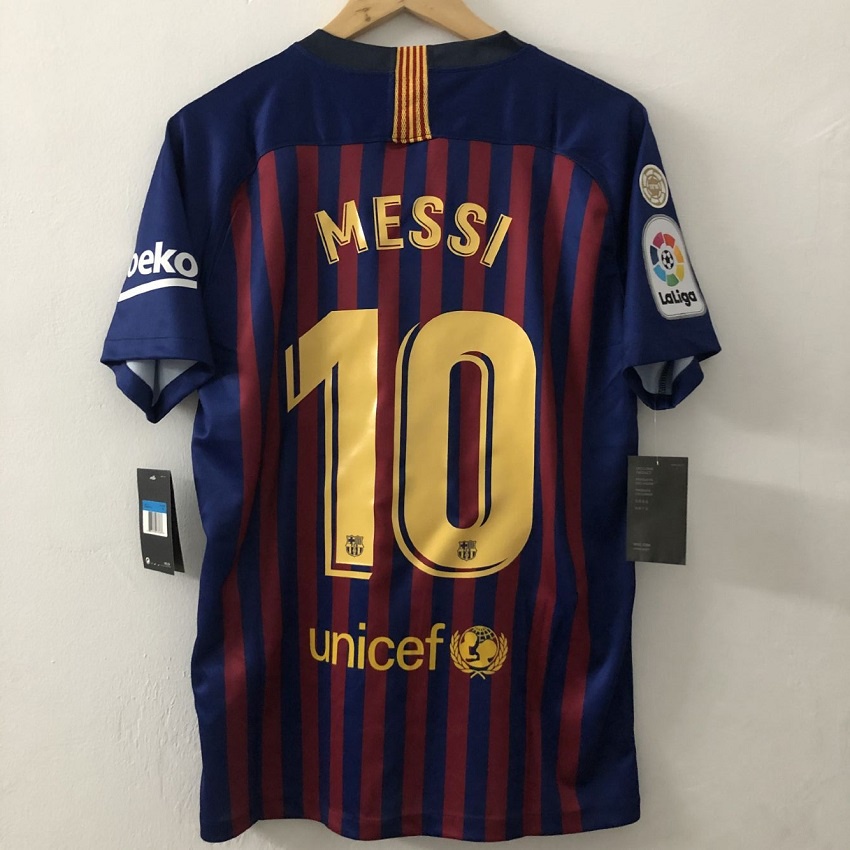 18 19 Polera De Futbol En Casa De Barcelona MESSI A.INIESTA COUTINHO Retro Para Adultos Shopee Chile