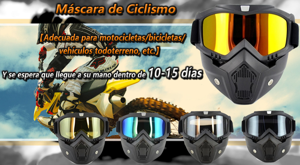 Casco de motocross para hombres, casco de MTB de cara completa para adultos  con visera, gafas de casco cruzado de motocicleta, guantes + máscara casco